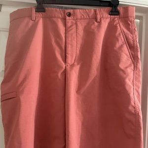 Greg Norman peach/pink golf shorts